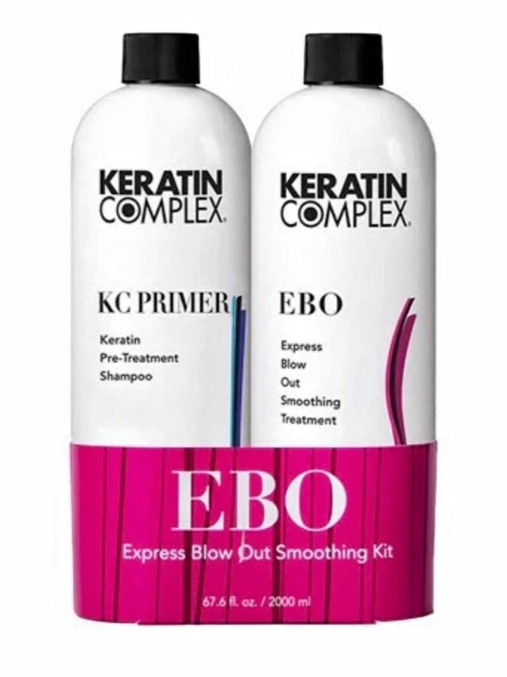 NWT Keratin Complex EBO Express Blow Out Smoothing Kit Hair Smoothing Kit 64oz